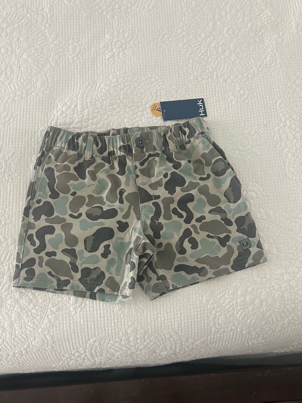 Huk Youth Boys Camo Performance Shorts